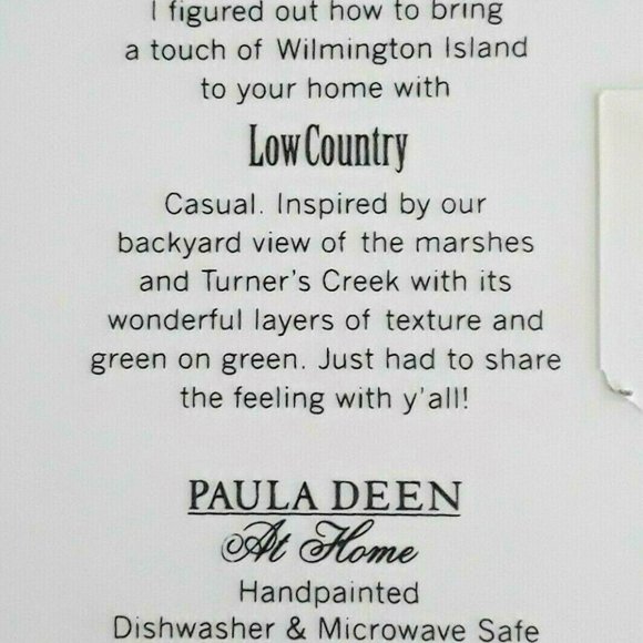 PAULA DEEN at Home - Low Country 8" Salad Plate - Picture 3 of 3